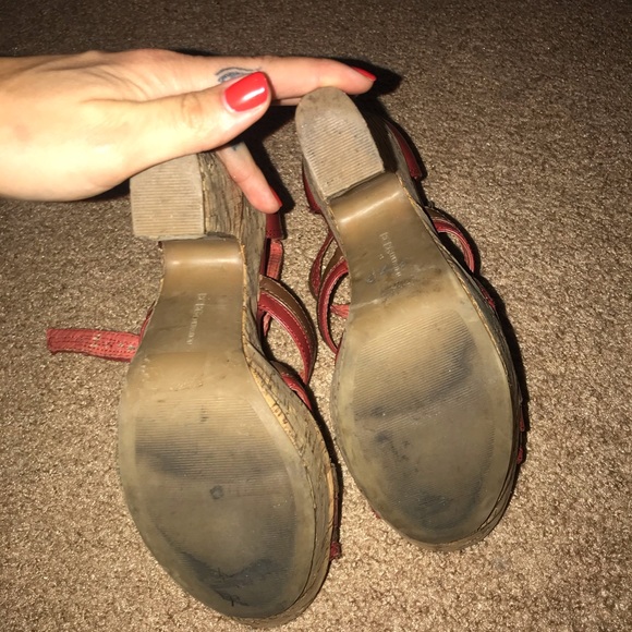 Bcbg cork screw platform heels - Picture 2 of 7